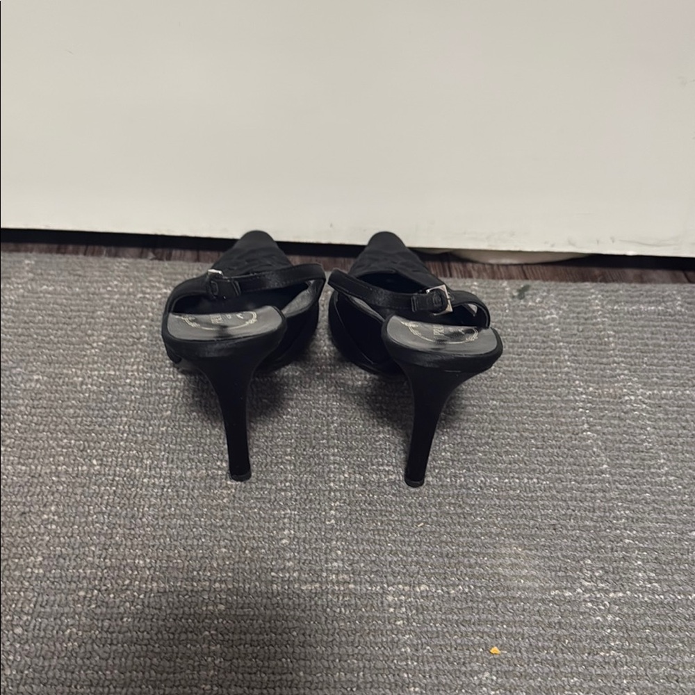 Black Prada Women's Slingback Shoes - Picture 3 of 4